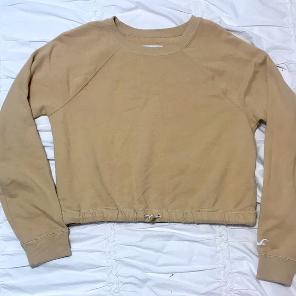 Hollister California beige crop sweatshirt - Picture 1 of 3